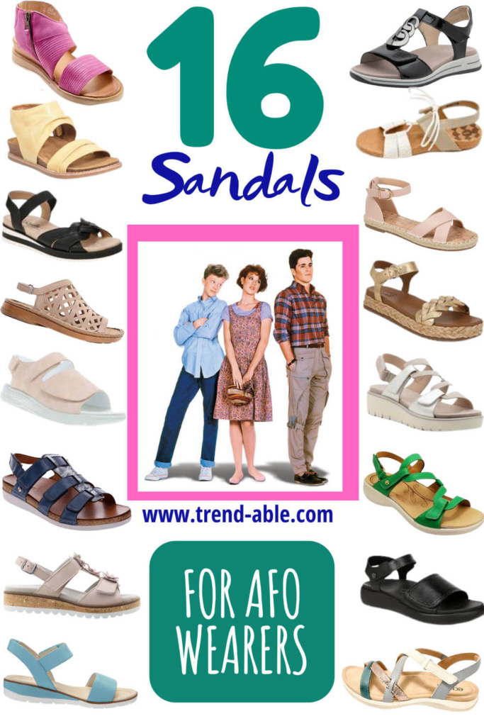 16 SANDAL FOR AFO WEARERS