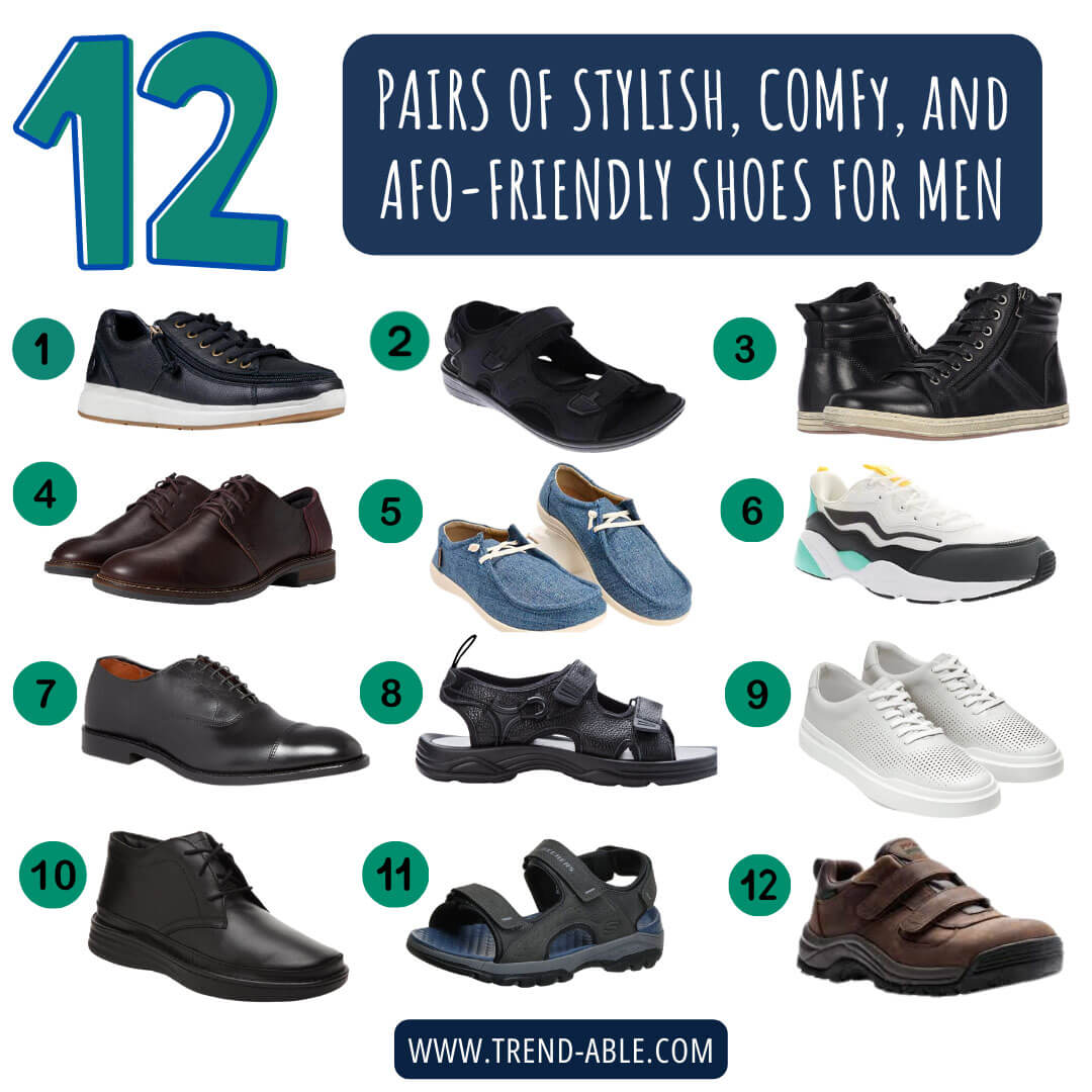 Finding the Best Men's Shoes for AFO Braces: Comfort Meets Style